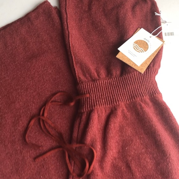 Anthro Daily Practice Sweater Knit Jumpsuit S M - Picture 7 of 14